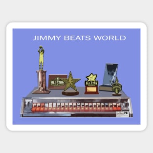 Jimmy Beats Worlds Magnet